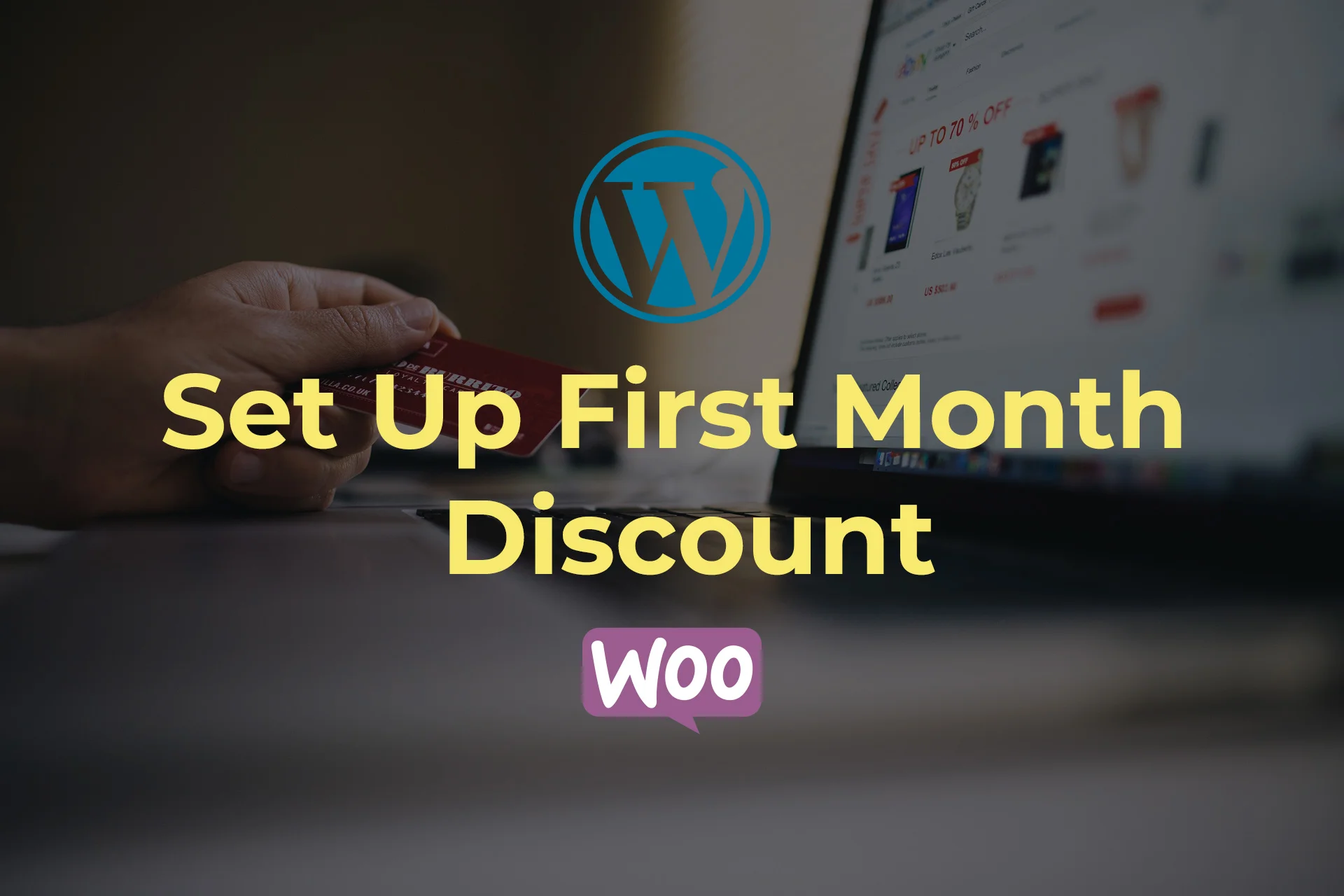 Set up first month discount on woocommerce subscription