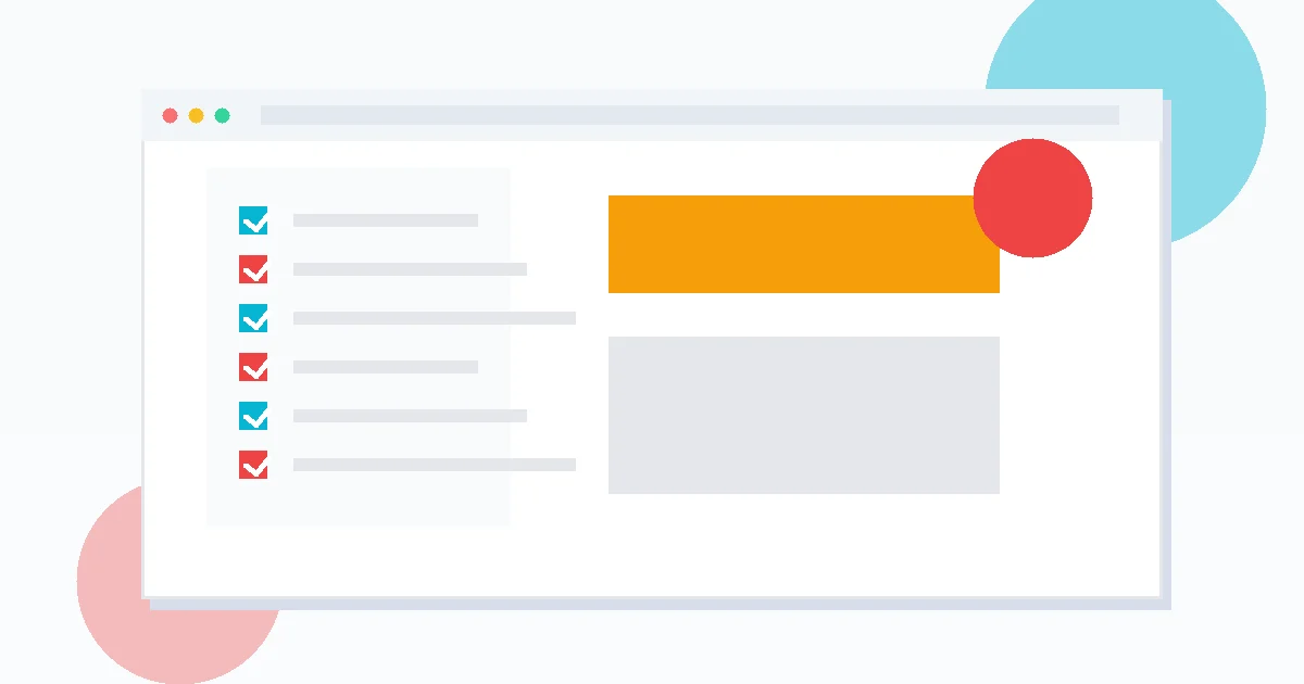 Clean modern web development illustration for small business website redesign checklist before you start