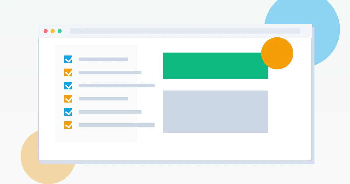 Clean modern web development illustration for website trust checklist before spending money on ads