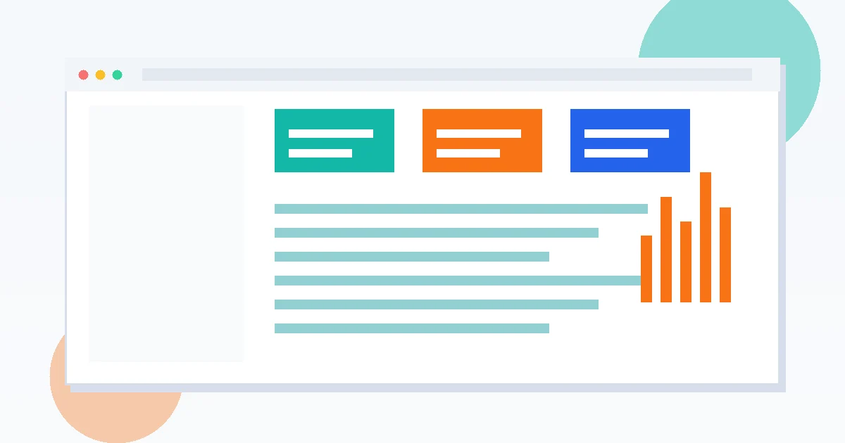 Clean modern web development illustration for wordpress backup guide for business website owners